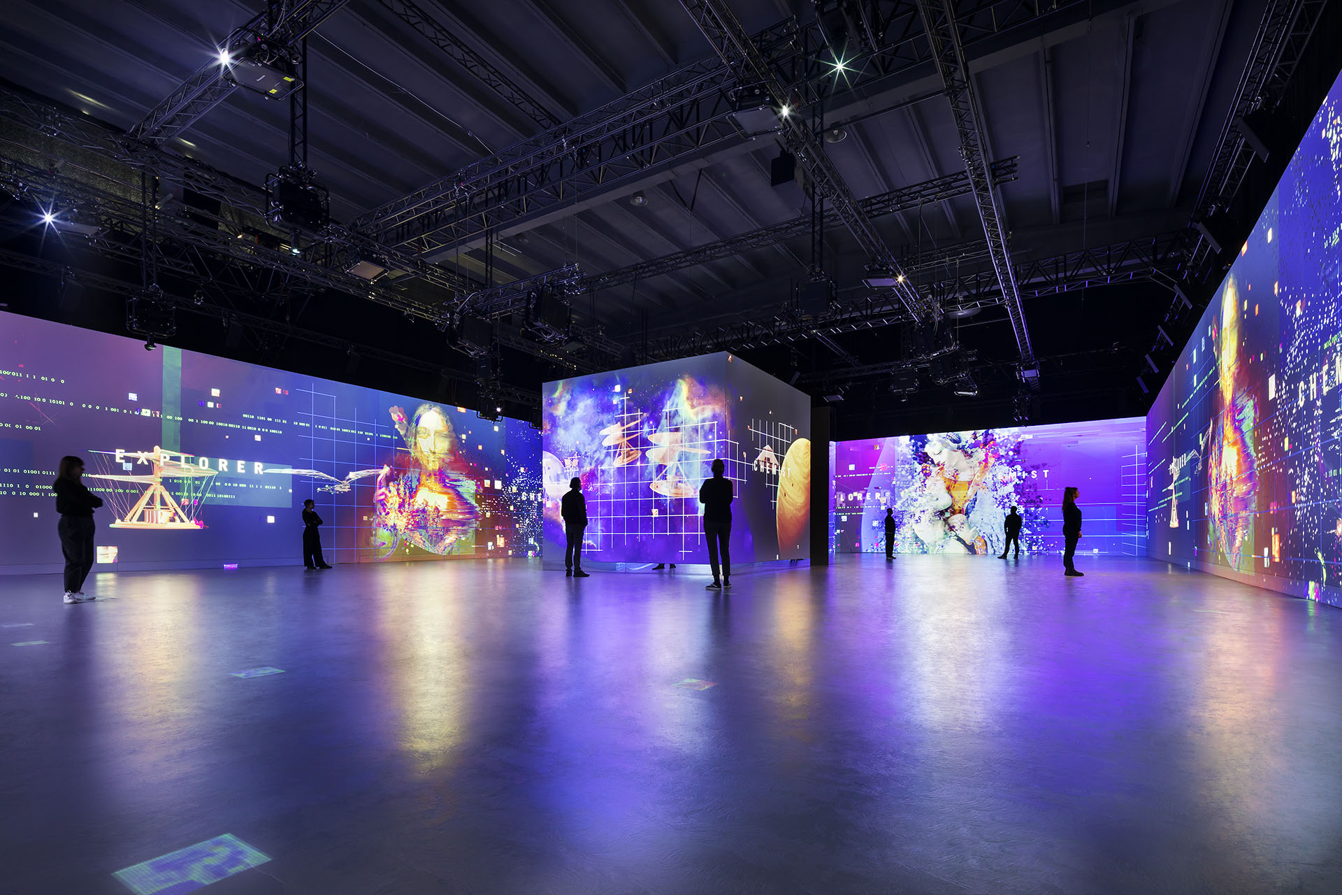 An immersive experience, focused on Da Vinci.